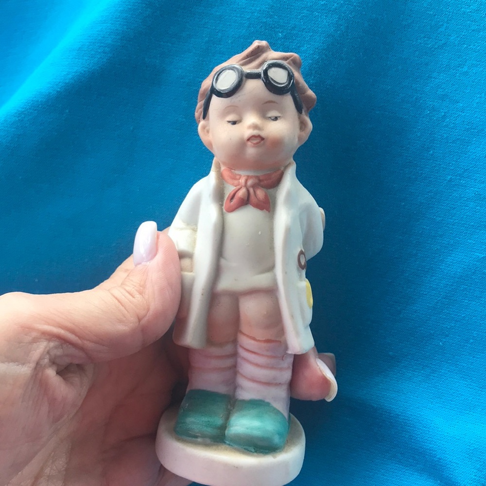 The Doctor or Nurse porcelain figurine. Vintage. Adorable